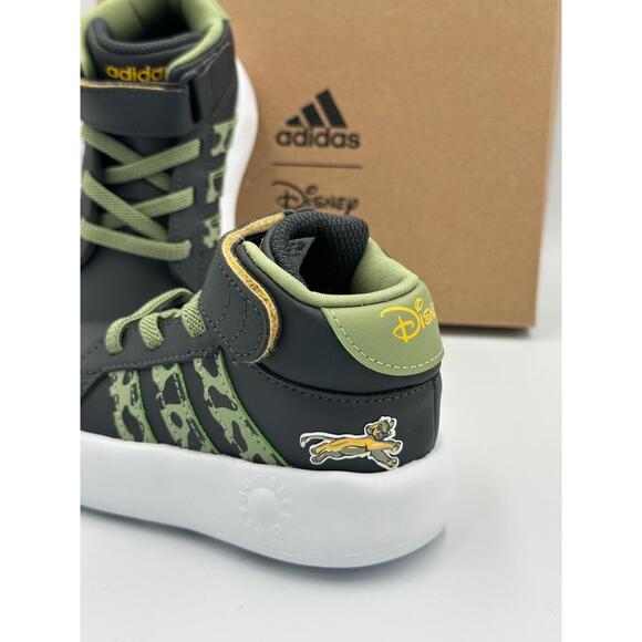 Adidas Grand Court Mid‎ “Lion King I” IF4096 Kids 6.5K NIB w/ OG Box Disney - Picture 1 of 12